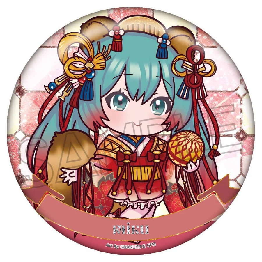 Hatsune Miku: Hyakki Yakou Rei-En Sparkling Can Badge - 1 Unidade